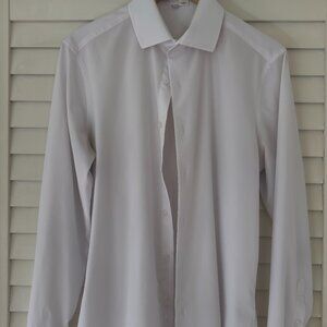 State And Liberty Athletic Fit Dress Shirt "The Springer" Solid White